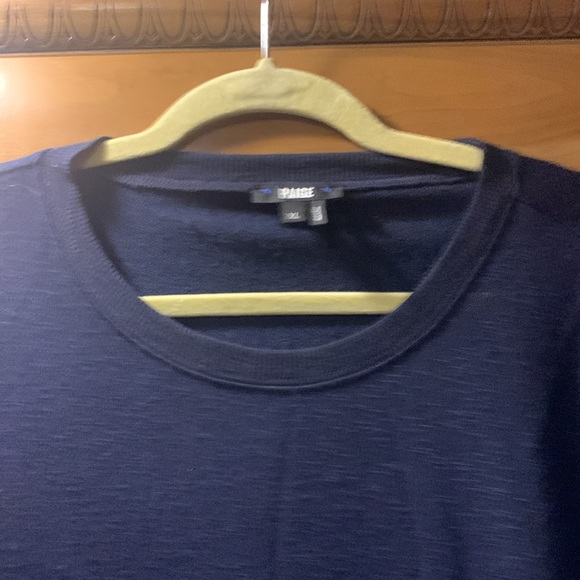 NWOT Paige Brielle Navy Drawstring Waist T-Shirt Dress Size X-Large - Picture 10 of 14